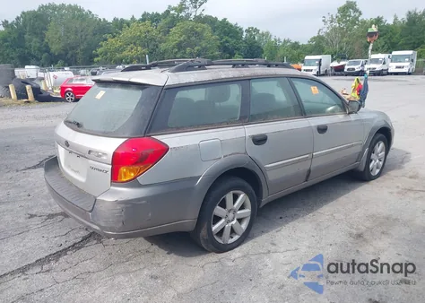 2006 Subaru Outback 2.5I из США, поврежденный, VIN 4S4BP61C267325325